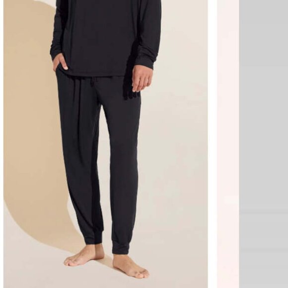 Eberjey Other - Eberjey Henry Modal Tencel Pajama Lounge Bottoms Pants Black L